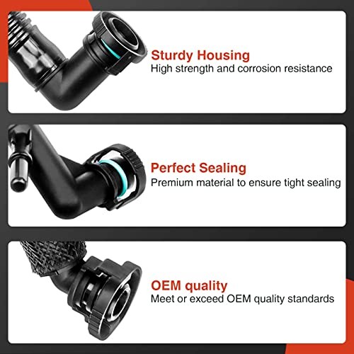 5 PCS Crankcase Vent Valve Breather Hose Kit (PCV) Ventilation Separator