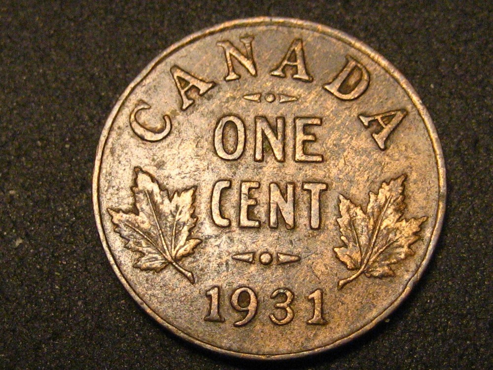 1931 Canadian Small Cent