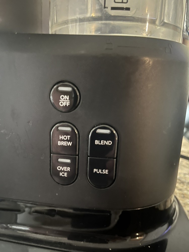 Mr. Coffee Frappe Maker Black Filter Machine for Iced Coffee with Blend Function