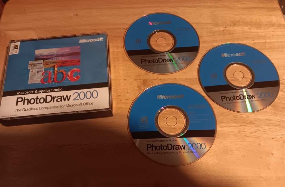Microsoft Graphics Studio Photodraw 2000 for Windows 98 NT