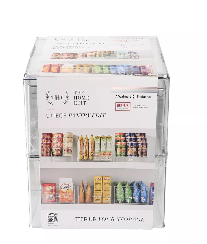 The Home Edit 5-Piece Clear Pantry Storage System