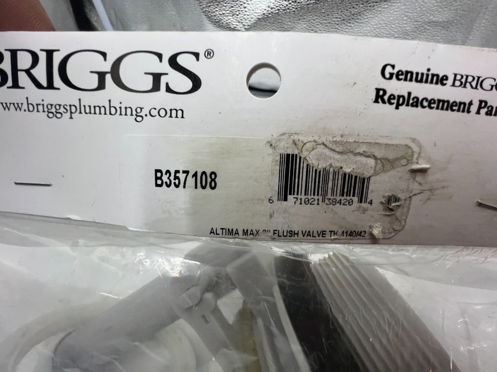Briggs Altima Max 3" Flush Valve TK 4140/42 B357108