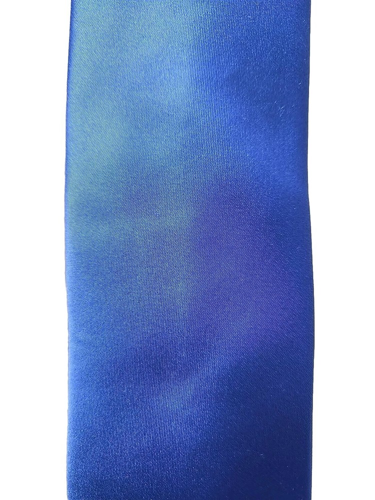 Van Heusen Satin Blue Tie Extra Long with Stain Shield