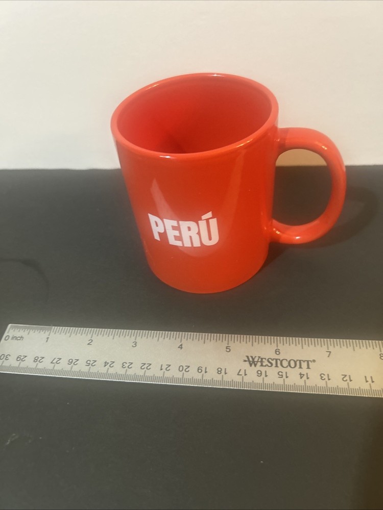 Red Peru Souvenir Coffee Cup Mug