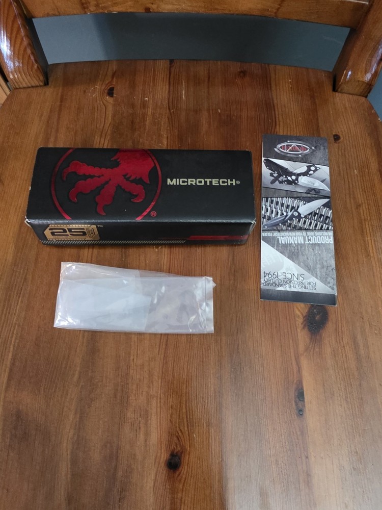 Microtech ( Box Only ) Manual Stitch A S/E Stonewash Standard BOX ONLY