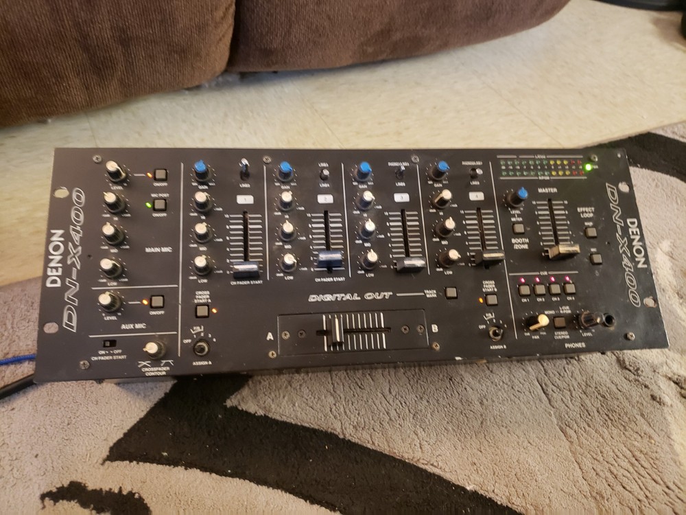 DENON DN-X400 Professional DJ Mixer Powers On Untested From There "As Is"