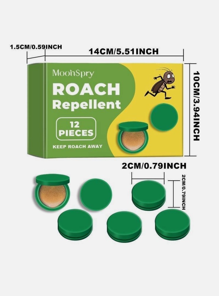 Moonspry Roach Repellent, Domestic Dormitory Kitchen Powerful Cleaning Cockroach