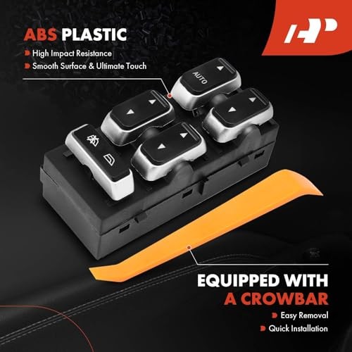 Front Left Driver Side Master Power Window Switch Compatible with Lincoln