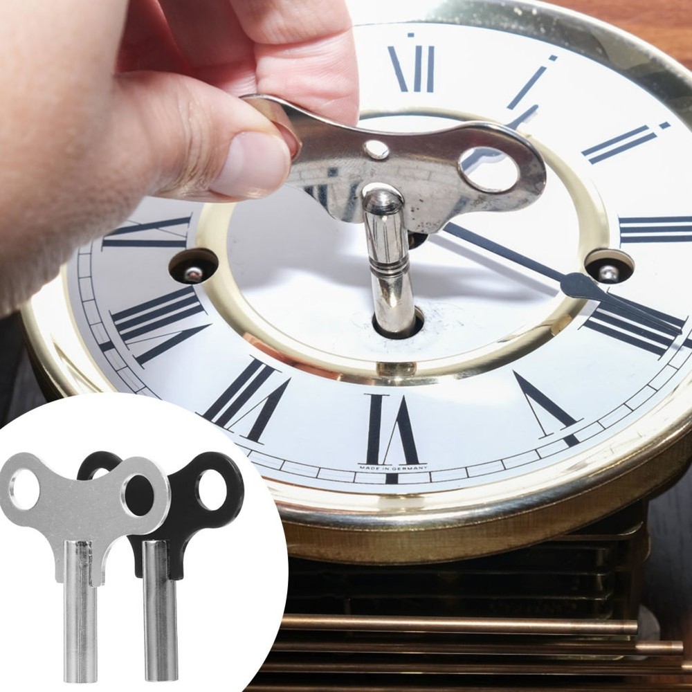 2 Pcs Winding Keys Convenient Clock Winders Practical Repairing Tools