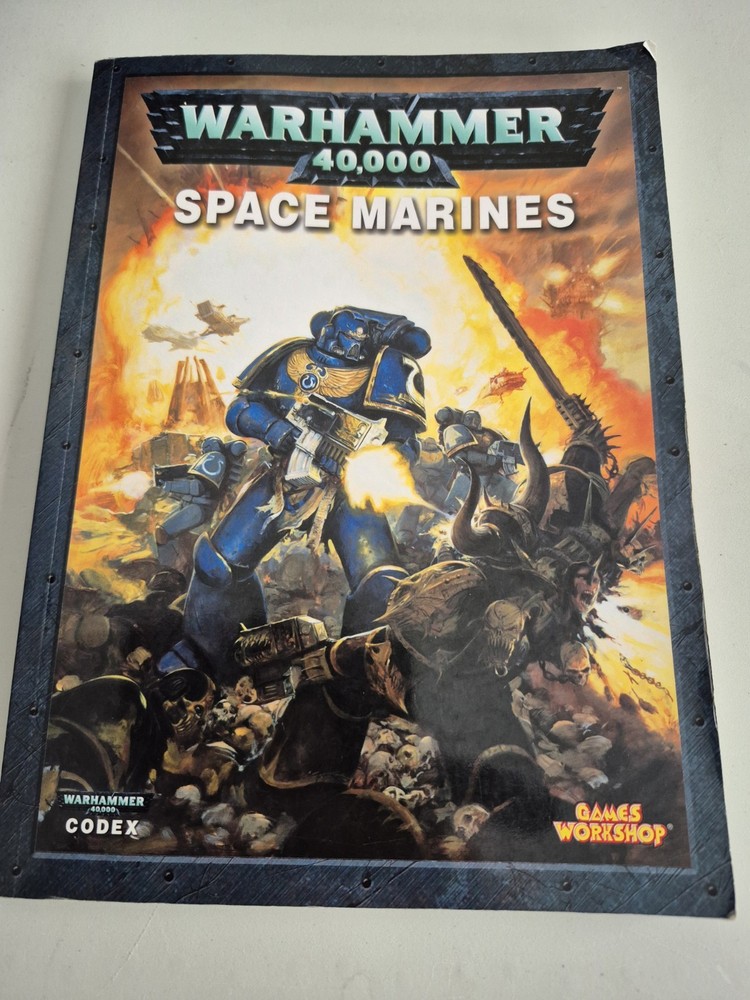 Warhammer 40,000 Space Marines Codex Book Games Workshop