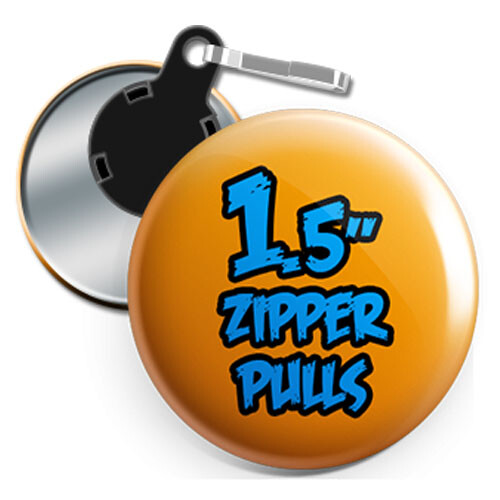 Personalized Dinosaur Zipper Pulls (2 pulls) with Dinosaur Breaking Through Wall