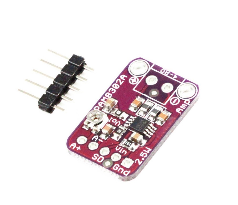 1PCS PAM8302 2.5W Class D Single Channel Audio Amplifier Board Amp Module CA NEW