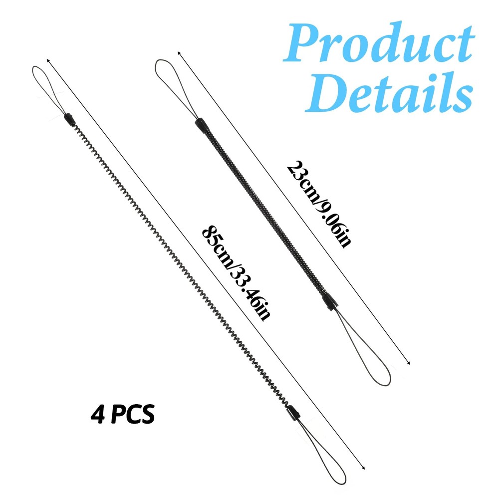 Mabor 4Pcs Pen Leash, Stylus Pen Tether, Plastic Elastic Tether Lanyard for T...