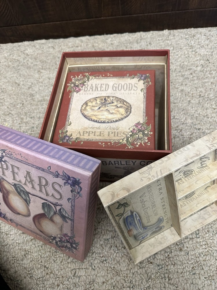 Farmhouse Nesting Storage Boxes