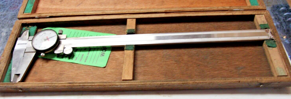 Peacock Dial Caliper in Case