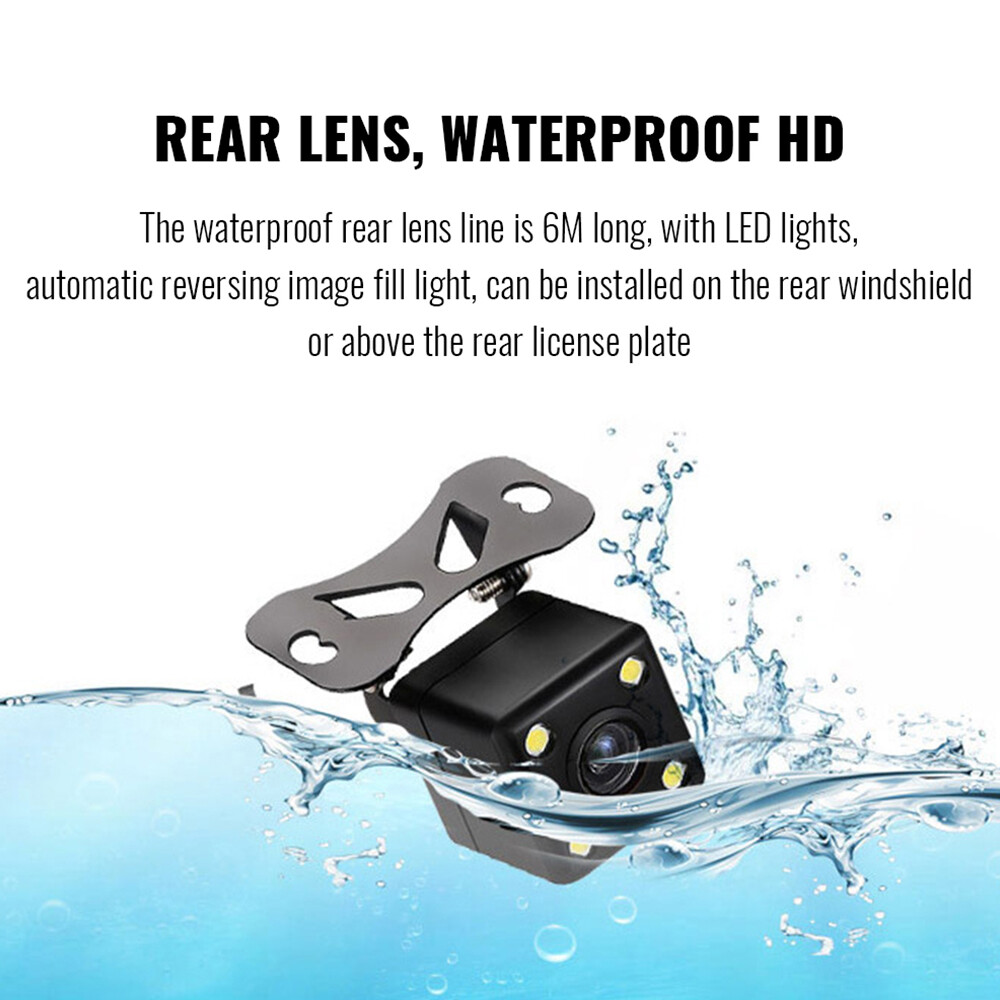 1080P 3 Lens Car Dash Cam Recorder G Sensor DVR Front/Rear/Inside Camera Video