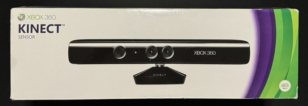 Microsoft Xbox 360 Kinect Sensor CIB Complete. Sealed Game. Authentic & Tested