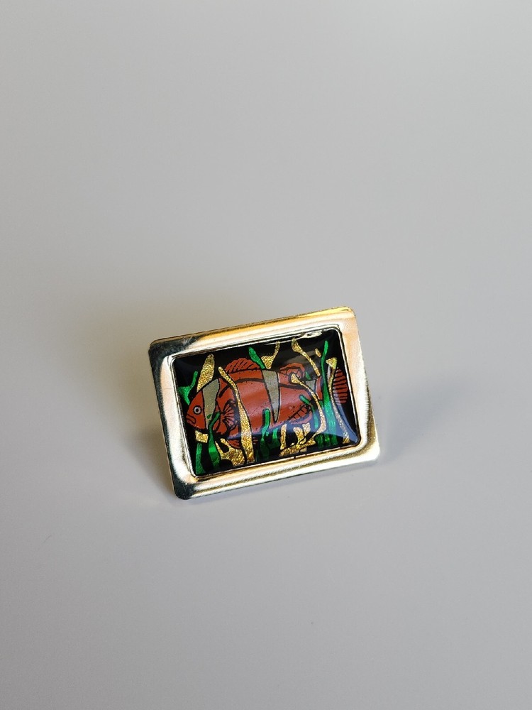 Anemone & Clownfish Lapel Pin