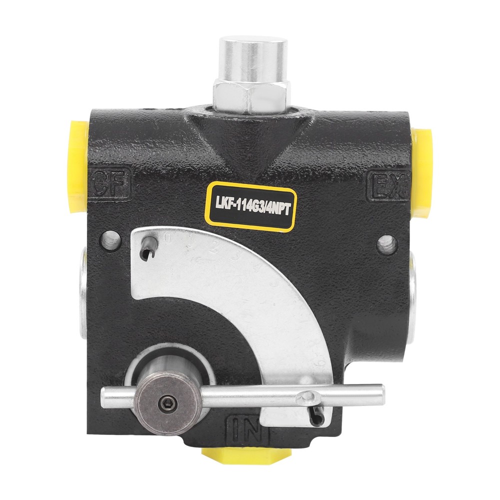 Hydraulic Adjustable Variable Flow Control Valve w/ Relief, 0-30 GPM, 3/4” NPT