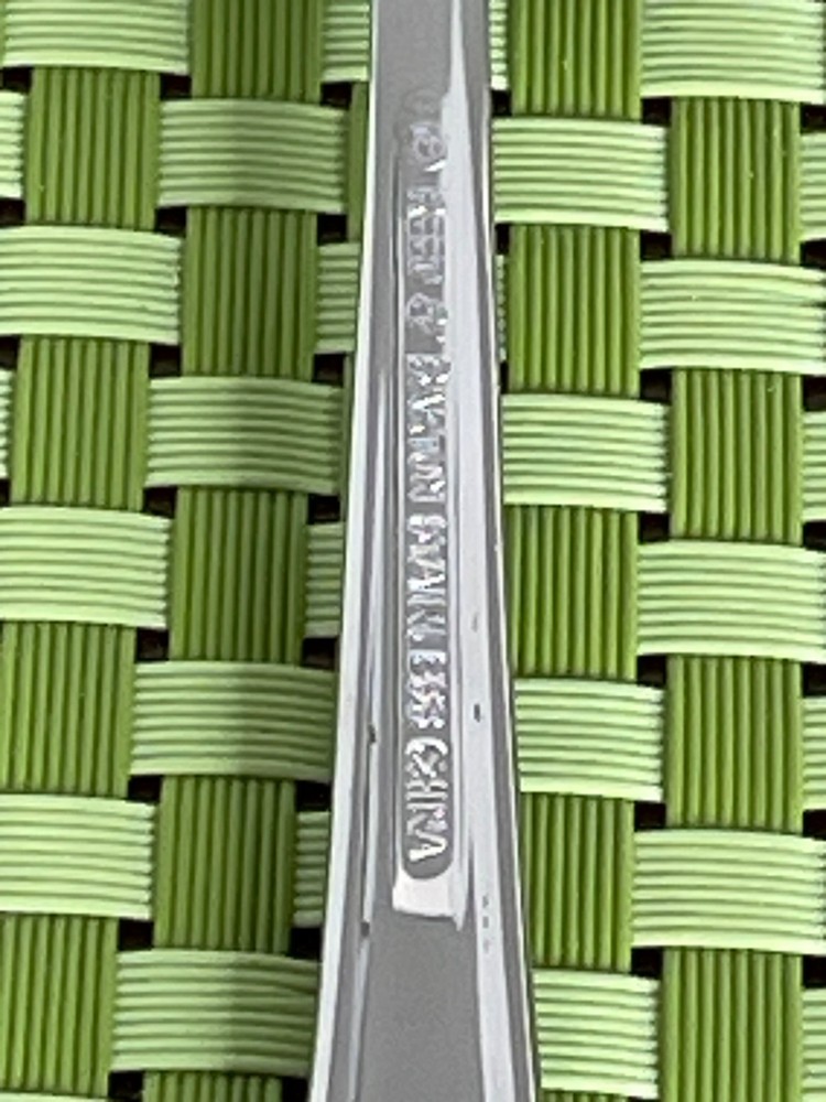 Reed & Barton WILLOW GLEN Stainless 4 Teaspoons Glossy Flatware - 6 3/8"