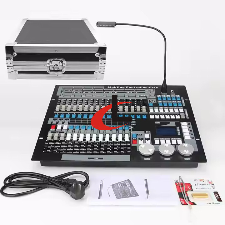 King Kong 1024 Dmx Controller With Flight Case Stage Lighting Console for Show