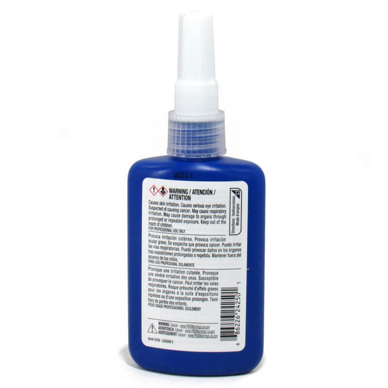 Permatex Thread Locker 24250; Medium Strength 1.69oz Squeeze Bottle, Blue