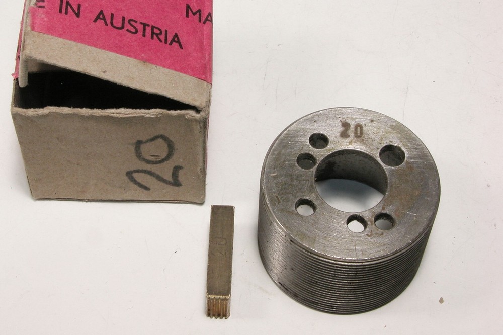 Unimat DB/SL 14 Master Thread Patterns For Cutting Inch Threads - Complete