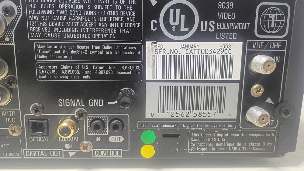 Good Working Pioneer PRC-9000 DVD Recorder + Several Cables