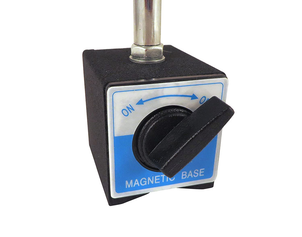 Magnetic Base for Dial Test Indicator Fine Adjust On/Off Switch V-Groove