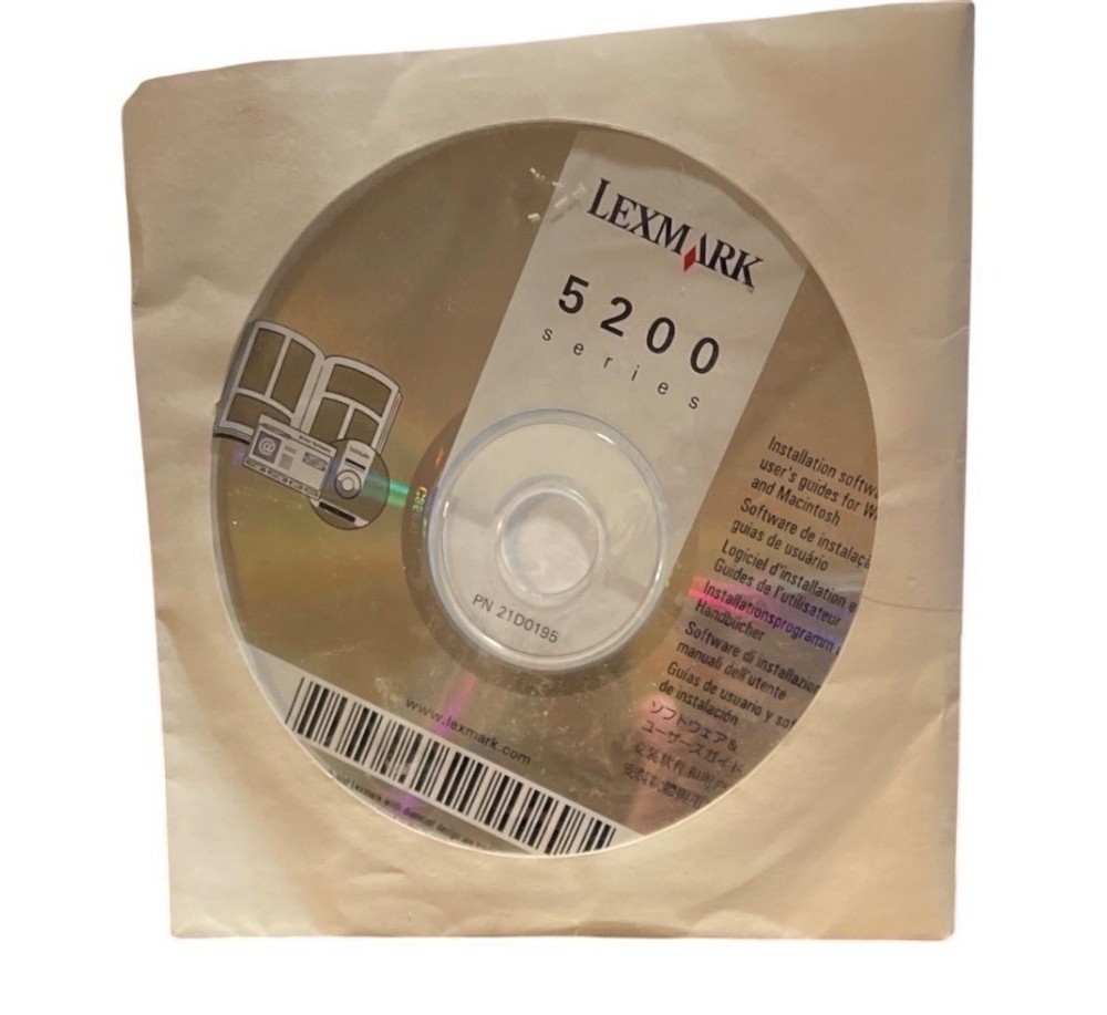 CD Electronics Lexmark 5200 Series Printer Installation Software & User Guides