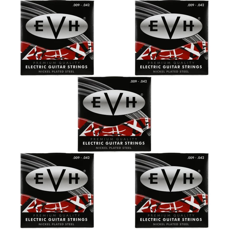 EVH Premium Electric Guitar Strings - .009-.042 (5-pack)