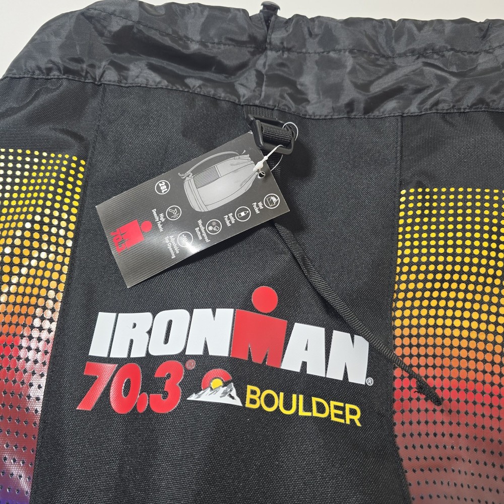 Ironman 70.3 Boulder Backpack Triathlon Gear Bag NWT