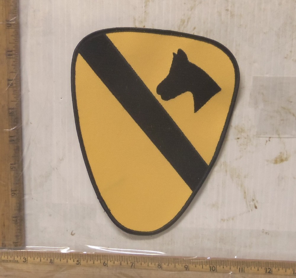US Army 1st Cavalry Division Embroidered Back Patch