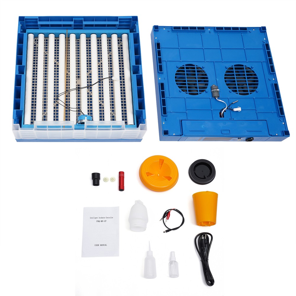 Digital Fully Automatic 64 Egg Incubator Egg Hatching Machine Chicken 12V/110V