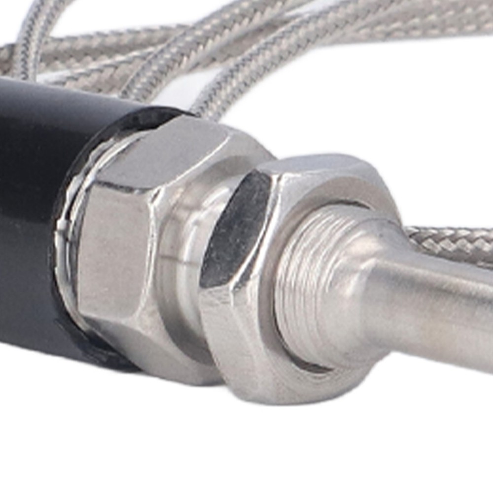K Type Thermocouple 200mm Ground Thermocouple Sensor Shielded Wire Temp Sensor
