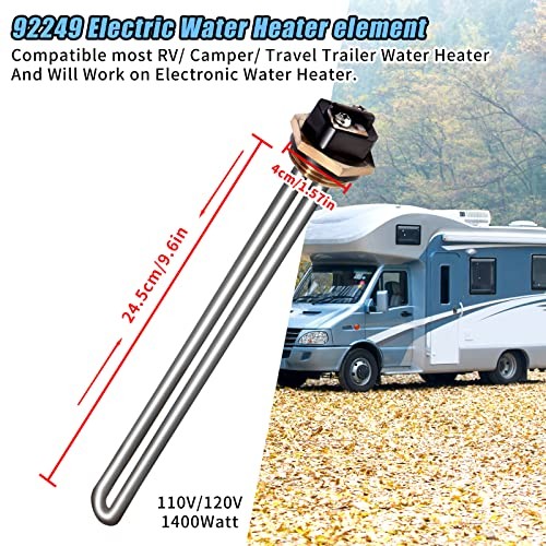 92249 Atwood Water Heater Element for Camper RV Hot Water Heater Element GCH6