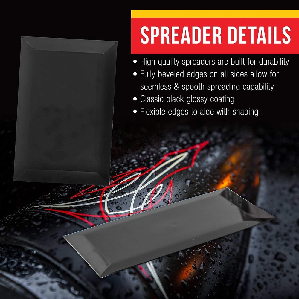 25 Pack Double-Sided Plastic Spreader Tools for Precision Auto Body & Crafts