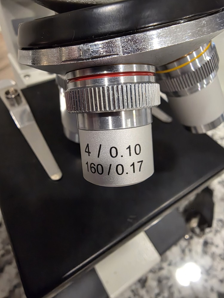 Microscope With Sample Slides