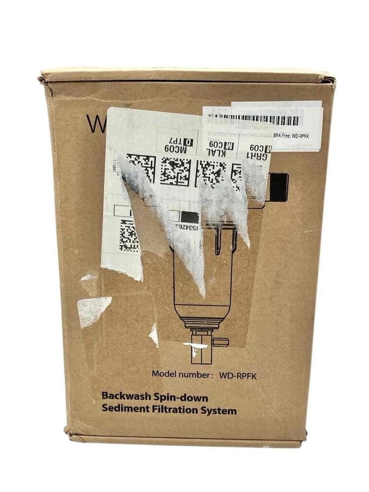 Waterdrop Backwash Spin Down Sediment Filter Whole House Pre-Filtration System