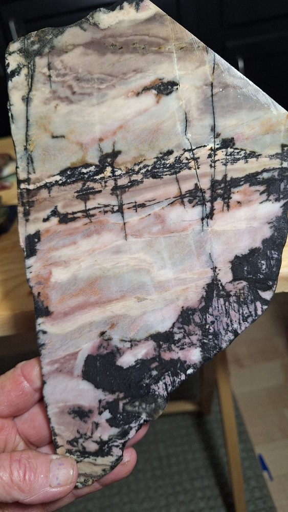 Large Rhodonite Slab