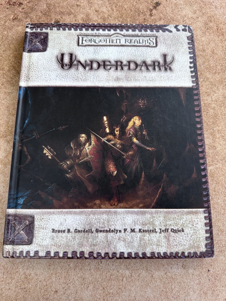 Dungeons And Dragons Forgotten Realms Campaign Accessory Underdark