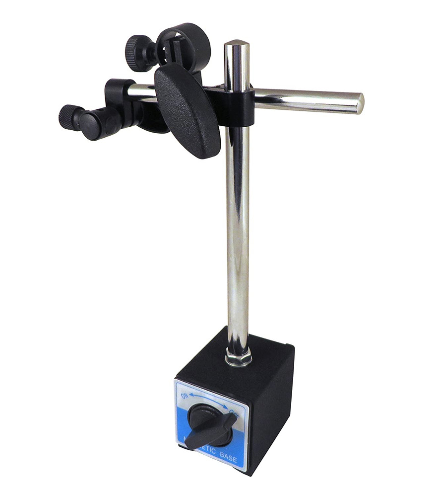 Magnetic Base for Dial Test Indicator Fine Adjust On/Off Switch V-Groove