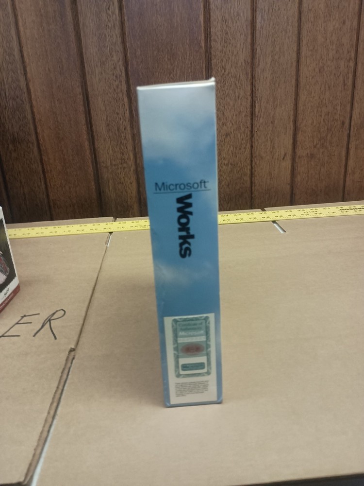 Vintage Microsoft Works PC CD-ROM Designed for Windows 95