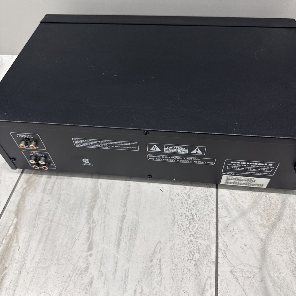 Marantz SD4050 Dual Cassette Deck Working