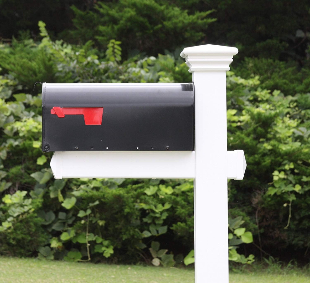 the Buchanan Vinyl/Pvc Mailbox Post (Includes Mailbox) Complete