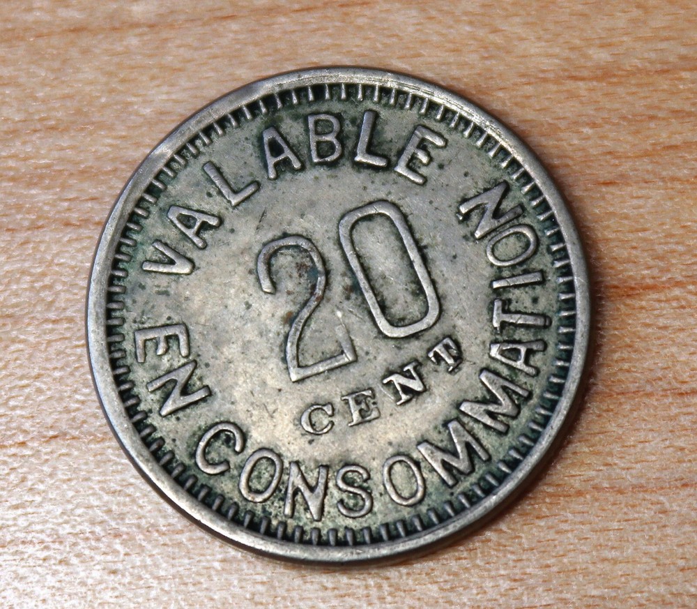 Valable En Consummation 20 Centavos Token