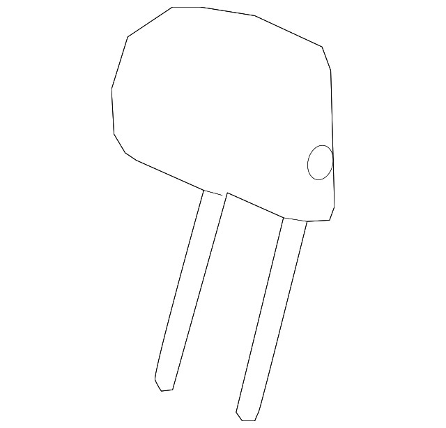 Genuine GM Headrest 84835337