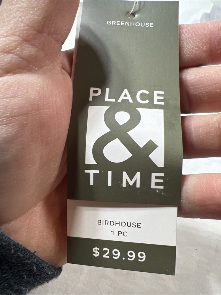 Place & Time Ceramic Hanging Bird House