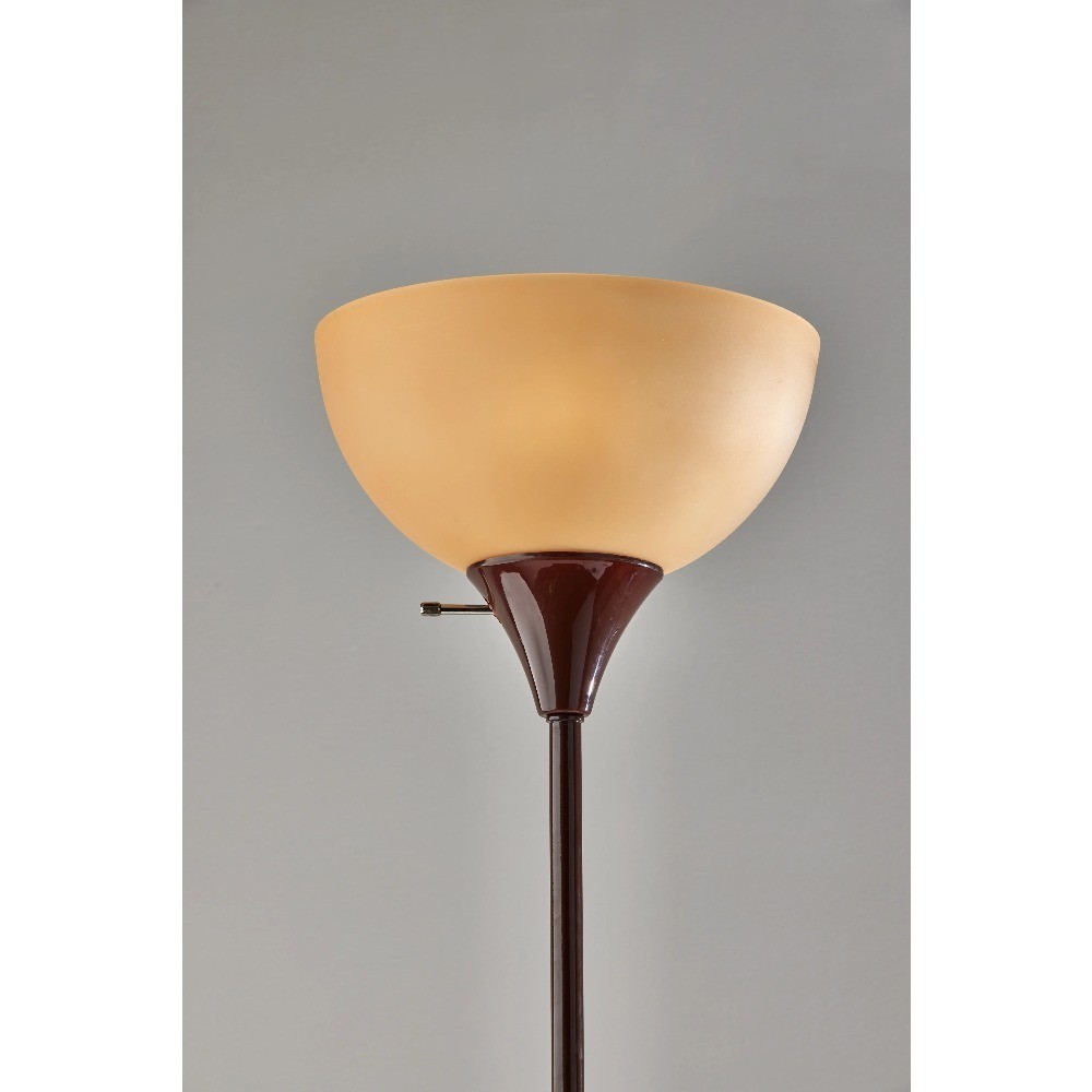 Modern 72'' Combo Floor Lamp with Adjustable Reading Light and Shelves
