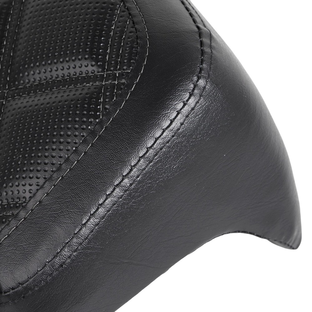 Black Stitching Razor Chopped Trunk Backrest Pad For Harley CVO Road Tri Glide